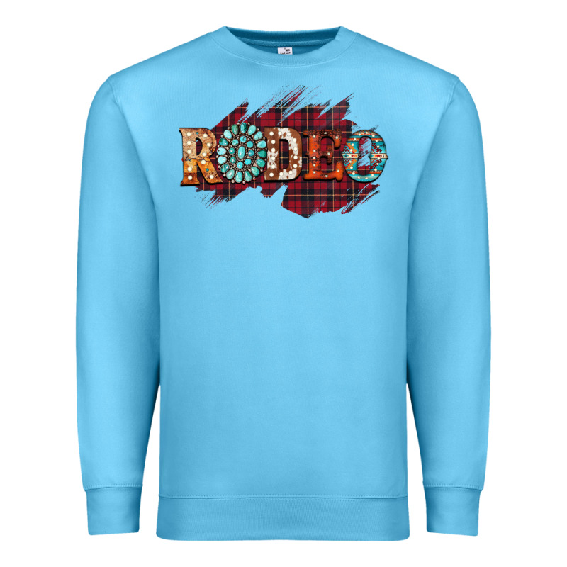 Rodeo Christmas Premium Sweatshirt by CowhideDigitalArt | Teevron