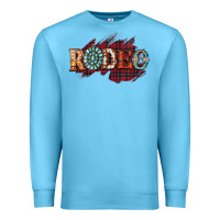 Ocean Blue Rodeo Christmas Premium Sweatshirt - CowhideDigitalArt