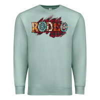 Seafoam Rodeo Christmas Premium Sweatshirt - CowhideDigitalArt
