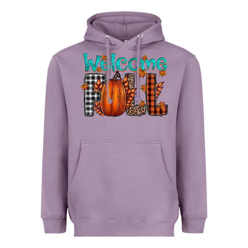 Welcome Fall Heavyweight Hoodie by CowhideDigitalArt | Teevron