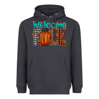 Smoke Welcome Fall Heavyweight Hoodie - CowhideDigitalArt