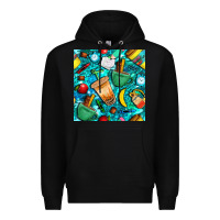 Black school boy coffe cup with camouflage seamless pattern bbs Premium Hoodie - BundleAndBundleShop