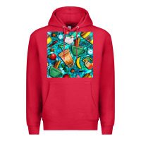 Cardinal school boy coffe cup with camouflage seamless pattern bbs Premium Hoodie - BundleAndBundleShop