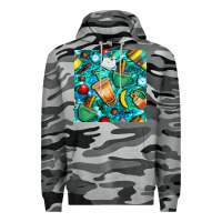 Slate Camo school boy coffe cup with camouflage seamless pattern bbs Premium Hoodie - BundleAndBundleShop