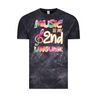 Cloud Black Cool I Love Music Shirt Gifts Music Is My Second Language Vintage Tee - Bettercallsaul