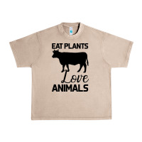 French Oak Eat Plants Love Animals Urban Heavy Tee - Bettercallsaul
