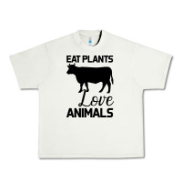 Pistachio Eat Plants Love Animals Urban Heavy Tee - Bettercallsaul