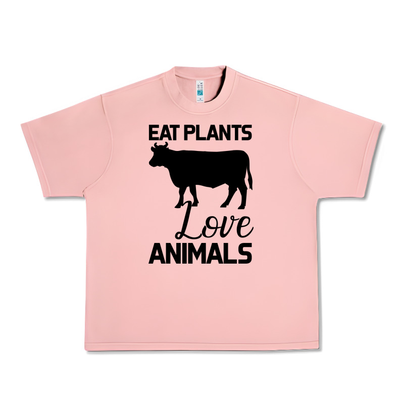 Eat Plants Love Animals Urban Heavy Tee by Bettercallsaul | Teevron