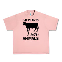 Salmon Eat Plants Love Animals Urban Heavy Tee - Bettercallsaul