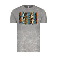 Cloud Rock tool leather leopard cowhide backround Vintage Tee - RanaPortraitStore