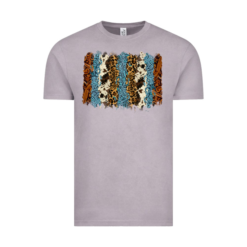 Tool Leather Leopard Cowhide Backround Vintage Tee by RanaPortraitStore | Teevron