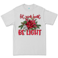 Dove Grey Let your heart be light Premium Tee - MaliasSmallBusiness