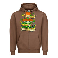 Chestnut buy me green beer and tell me ı am pretty Zipper Hoodie - FaDigitalArtStudio