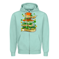 Seafoam buy me green beer and tell me ı am pretty Zipper Hoodie - FaDigitalArtStudio