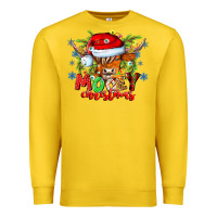 Lemon Mooey Christmas Premium Sweatshirt - CowhideDigitalArt