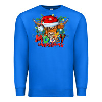 True Royal Mooey Christmas Premium Sweatshirt - CowhideDigitalArt