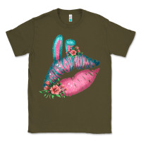 Army Green Eared Turquoise Pink Easter Lips Classic Tee - Bettercallsaul