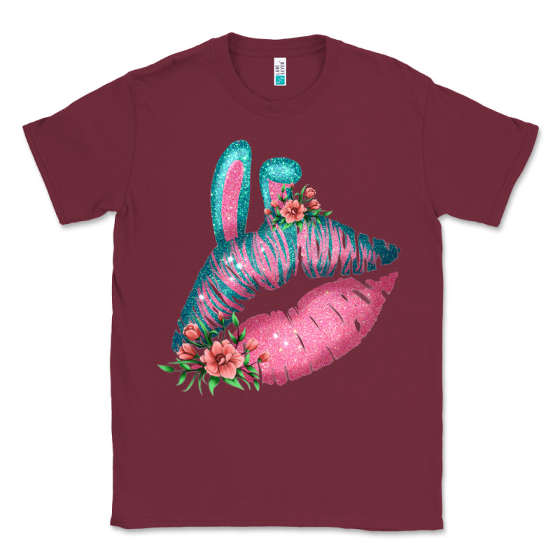 Eared Turquoise Pink Easter Lips Classic Tee by Bettercallsaul | Teevron