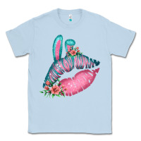 Dusty Blue Eared Turquoise Pink Easter Lips Classic Tee - Bettercallsaul
