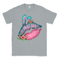Heather Grey Eared Turquoise Pink Easter Lips Classic Tee - Bettercallsaul