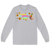 Moon Dust fueled by ıced coffee and anxiety Long Sleeve Tee - TumblerDesignByShophia