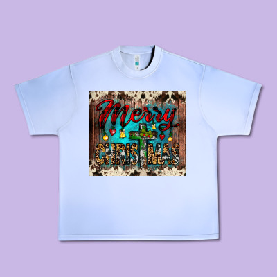 Merry Christmas Cross Tumbler Urban Heavy Tee Designed By Jahusdesignshop