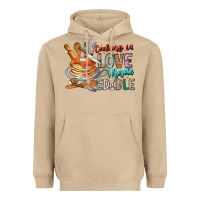 Mushroom cooking is love made edible Heavyweight Hoodie - CowhideDigitalArt