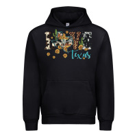 Black love texas map sunflower cactus cowhide leopard Urban Hoodie - Artiststas