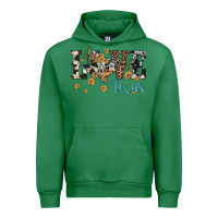 Emerald love texas map sunflower cactus cowhide leopard Urban Hoodie - Artiststas