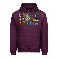 Mauve Wine love texas map sunflower cactus cowhide leopard Urban Hoodie - Artiststas