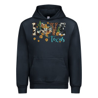 Navy love texas map sunflower cactus cowhide leopard Urban Hoodie - Artiststas