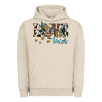 Pigment French Oak love texas map sunflower cactus cowhide leopard Urban Hoodie - Artiststas
