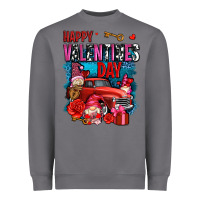 Storm happy valentines day with gnomes and truck olivia Heavyweight Sweatshirt - OliviaCreatesArt