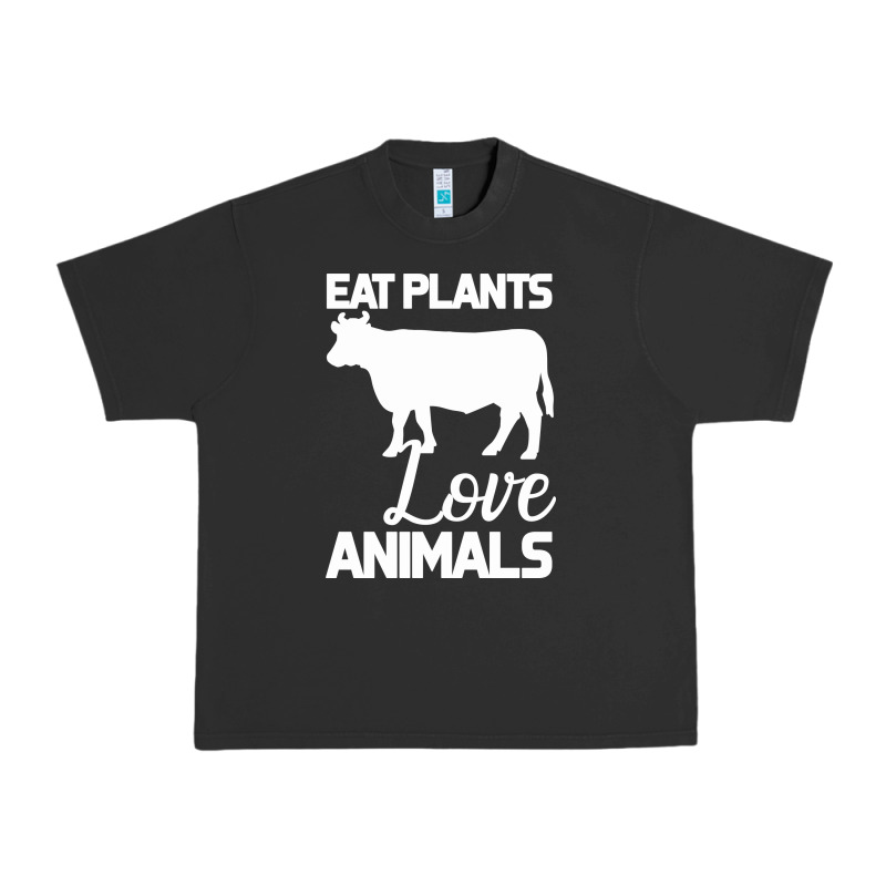 Eat Plants Love Animals Urban Heavy Tee by Bettercallsaul | Teevron