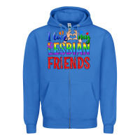 True Royal I Love My Lesbian Friends Zipper Hoodie - BundleAndBundleShop