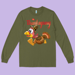 Thanksgiving Family Long Sleeve Tee Designed By Tuandangui