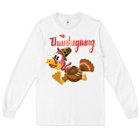 White Thanksgiving family Long Sleeve Tee - tuanDangUi