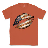 Copper Vintage American Flag With Leopard Pattern Classic Tee - Bettercallsaul