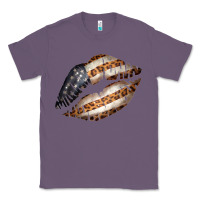 Lavender Vintage American Flag With Leopard Pattern Classic Tee - Bettercallsaul