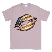 Lilac Vintage American Flag With Leopard Pattern Classic Tee - Bettercallsaul