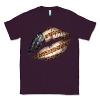 Plum Vintage American Flag With Leopard Pattern Classic Tee - Bettercallsaul