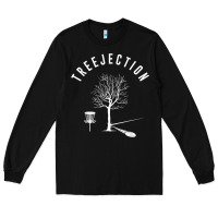 Black Disc Golf Funny Sports Tree Disc Golf Player Long Sleeve Tee - tuanDangUi