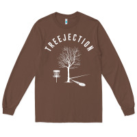 Chestnut Disc Golf Funny Sports Tree Disc Golf Player Long Sleeve Tee - tuanDangUi