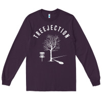 Plum Disc Golf Funny Sports Tree Disc Golf Player Long Sleeve Tee - tuanDangUi