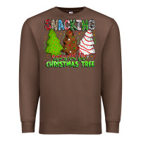 Chestnut Snacking Around The Christmas Tree Premium Sweatshirt - CowhideDigitalArt