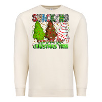 Sandshell Snacking Around The Christmas Tree Premium Sweatshirt - CowhideDigitalArt