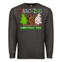 Smoke Snacking Around The Christmas Tree Premium Sweatshirt - CowhideDigitalArt