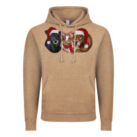 Vintage Coffee christmas heifers Vintage Hoodie - RanaPortraitStore