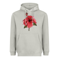 Moon Dust Puerto Rican Hibiscus Flower Illustrations Heavyweight Hoodie - LillyAllenDesigns