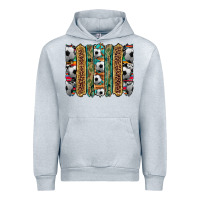 Heather Grey soccer camouflage serape cowhide turquoise leopard glitter  brushstrok Urban Hoodie - Artiststas